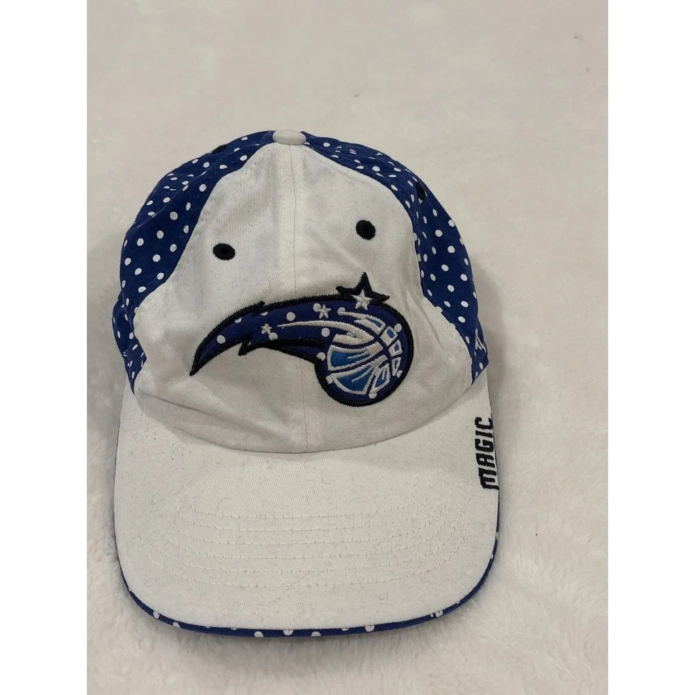 47 Brand Orlando Magic Youth Hat Blue White Polka Dot NBA Baseball Cap Adjustabl